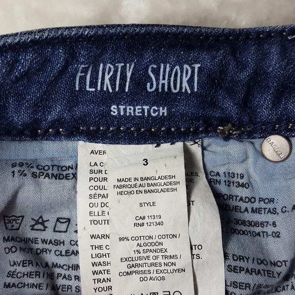 Garage Medium Wash Flirty Shorts - Picture 10 of 11